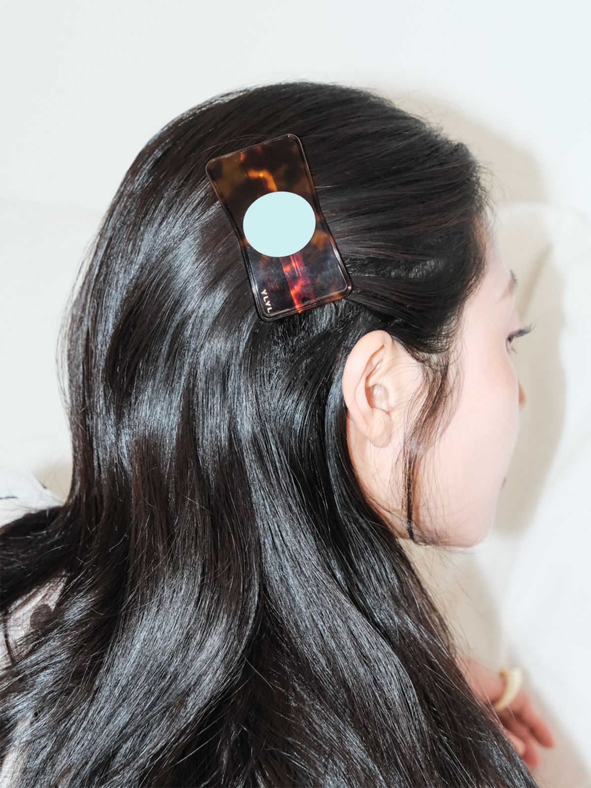 영리영리(YLYL) Bow barrette, LEOPARD