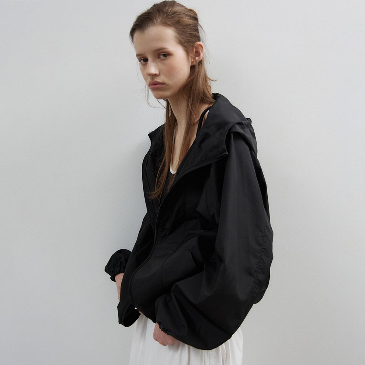 노우드(NOEUD) Single-layer Wind Jumper(BLACK)