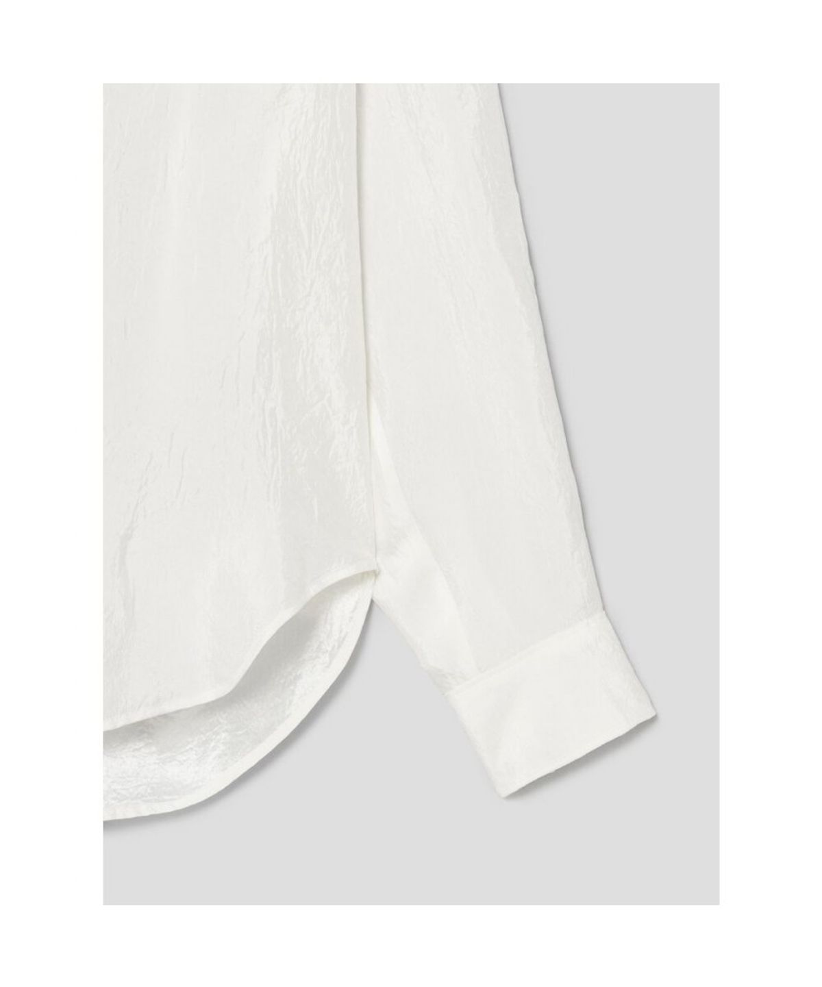 앙개(ANGGAE) Satin Shirts  White