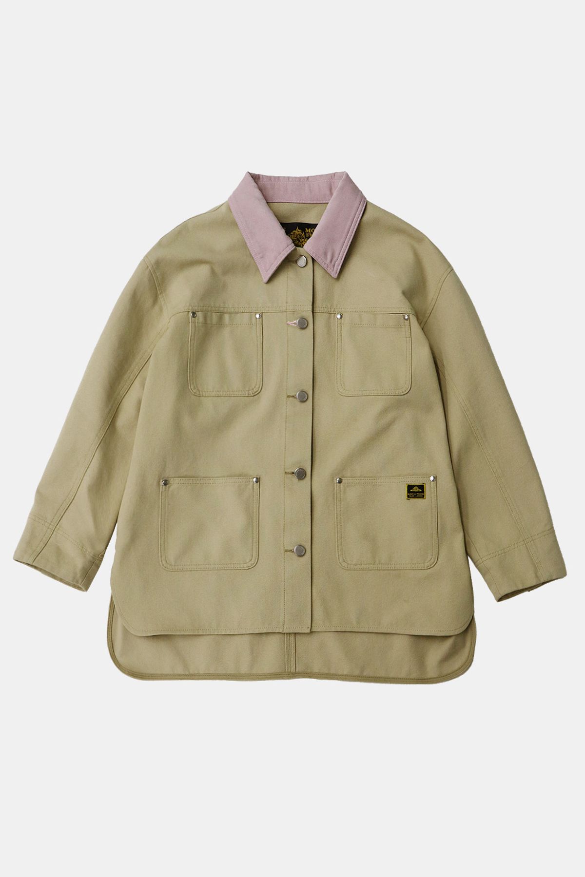 르몽생미셸(LE MONT ST MICHEL) Overfit Color Cotton Work Jacket _Beige