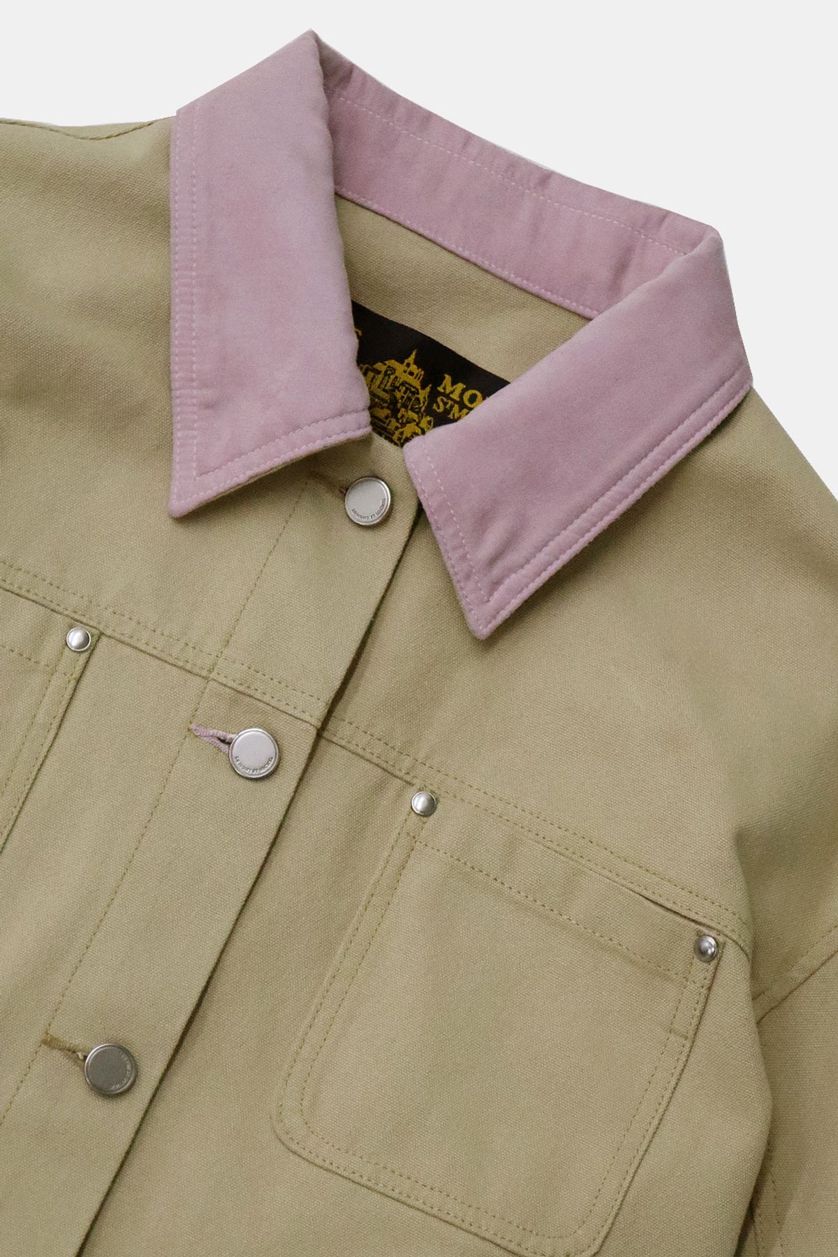 르몽생미셸(LE MONT ST MICHEL) Overfit Color Cotton Work Jacket _Beige