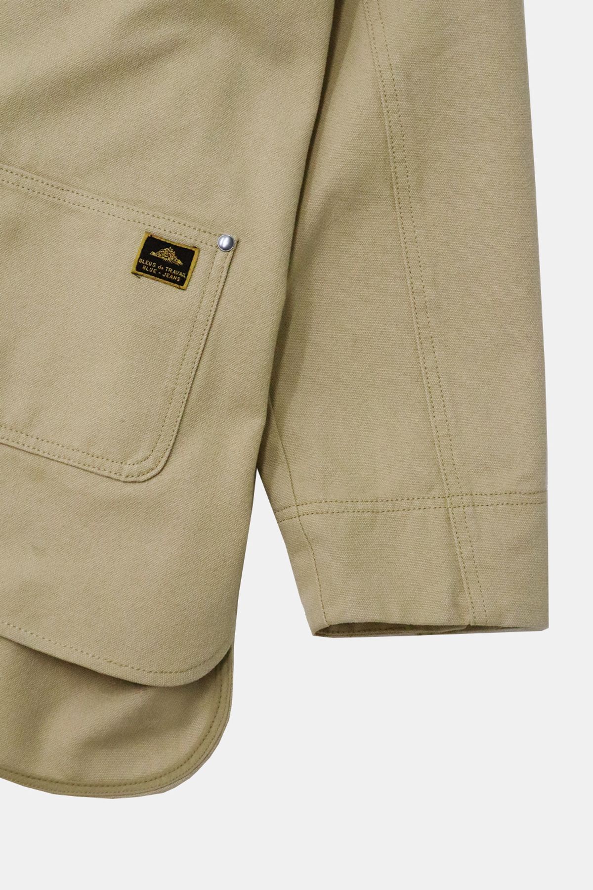 르몽생미셸(LE MONT ST MICHEL) Overfit Color Cotton Work Jacket _Beige