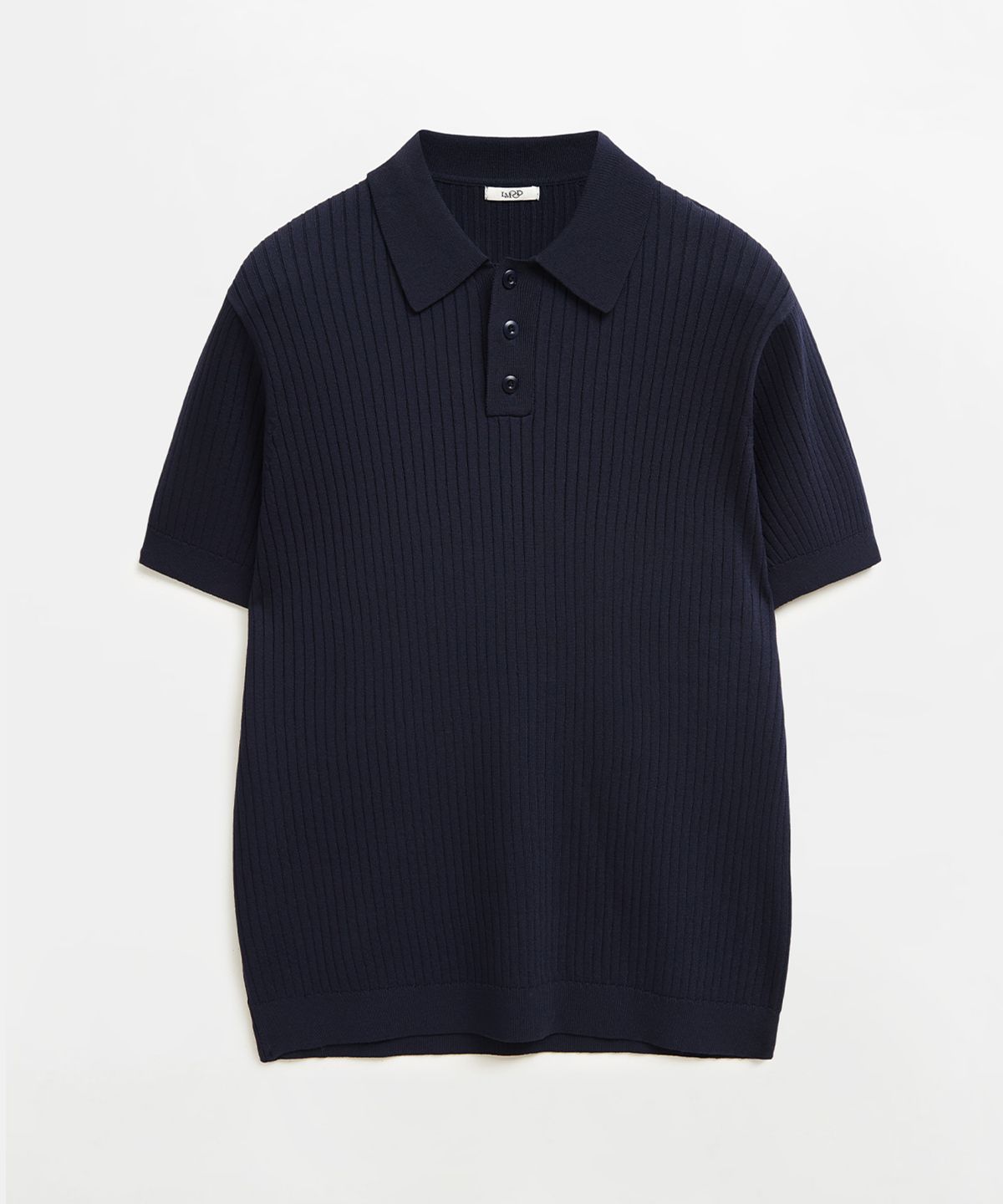 엘무드(LMOOD) 마로 리브드 PK 하프 니트(2 COLOR)