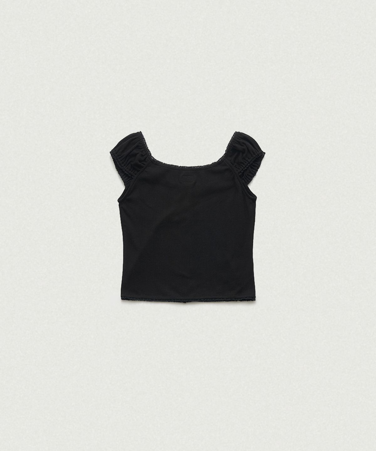 더바넷(THEBARNNET) Corin Button Sleeveless Top_Black