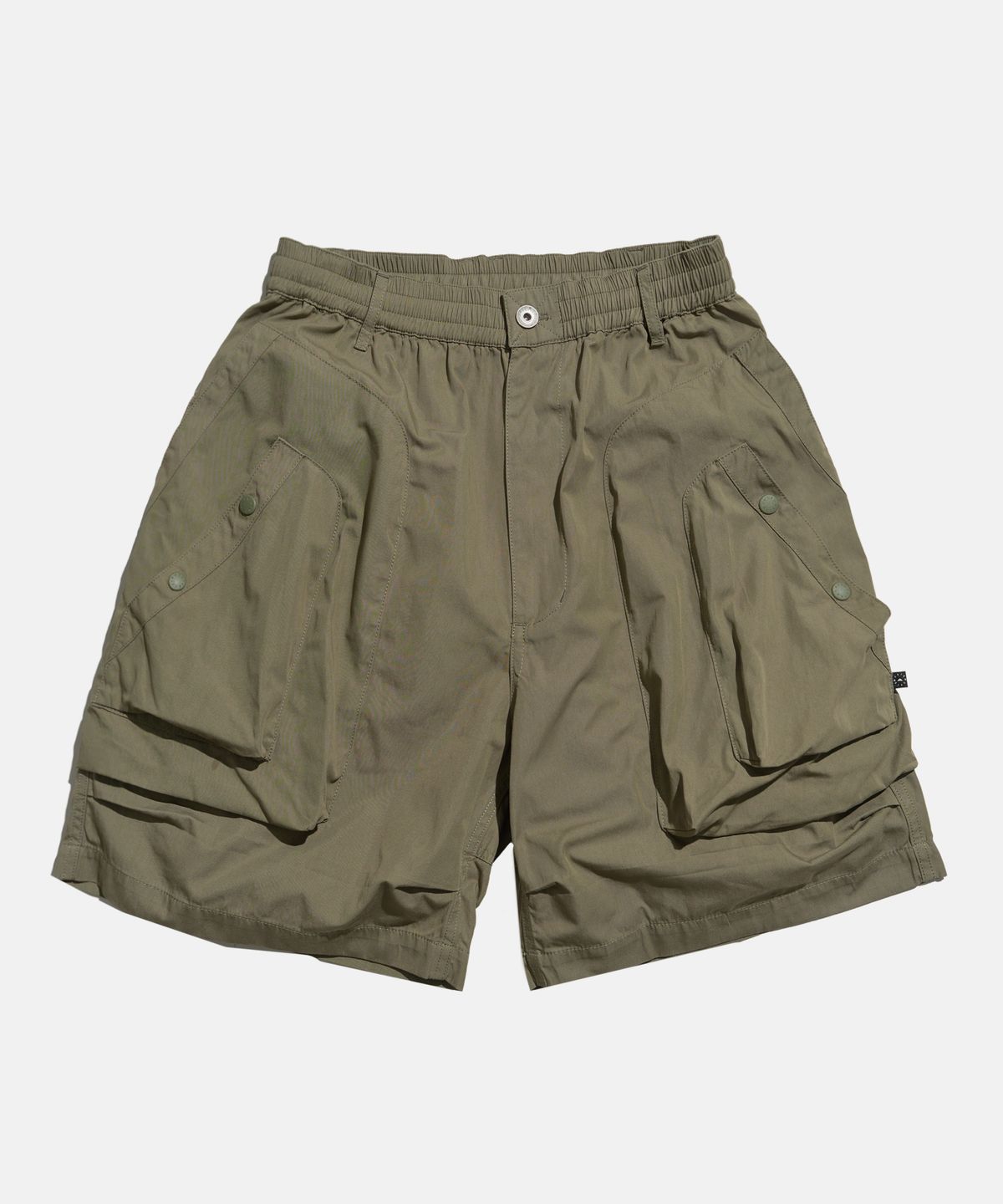 미드업데이트(MIDUPDATE) Multi-Pocket Utility Shorts Khaki