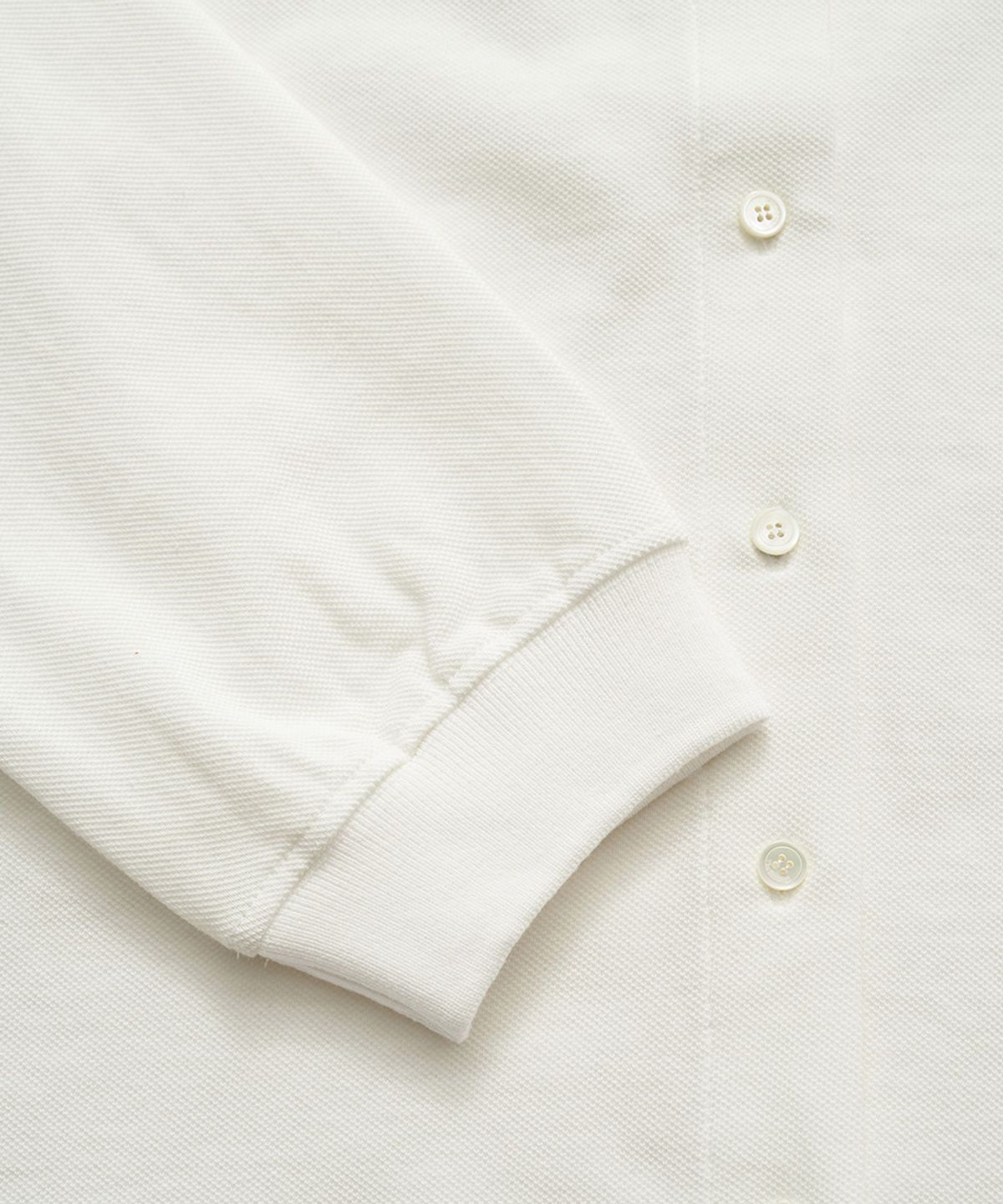 더바넷(THEBARNNET) Renor Pique Shirt Cardigan_Ivory