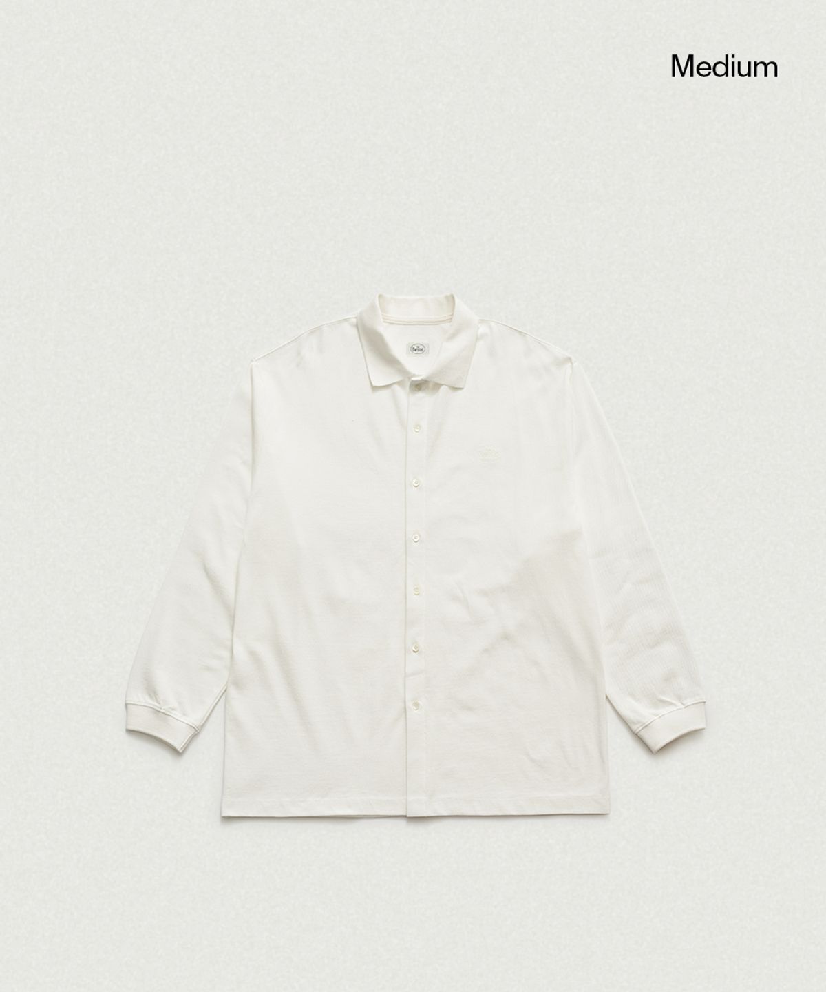 더바넷(THEBARNNET) Renor Pique Shirt Cardigan_Ivory