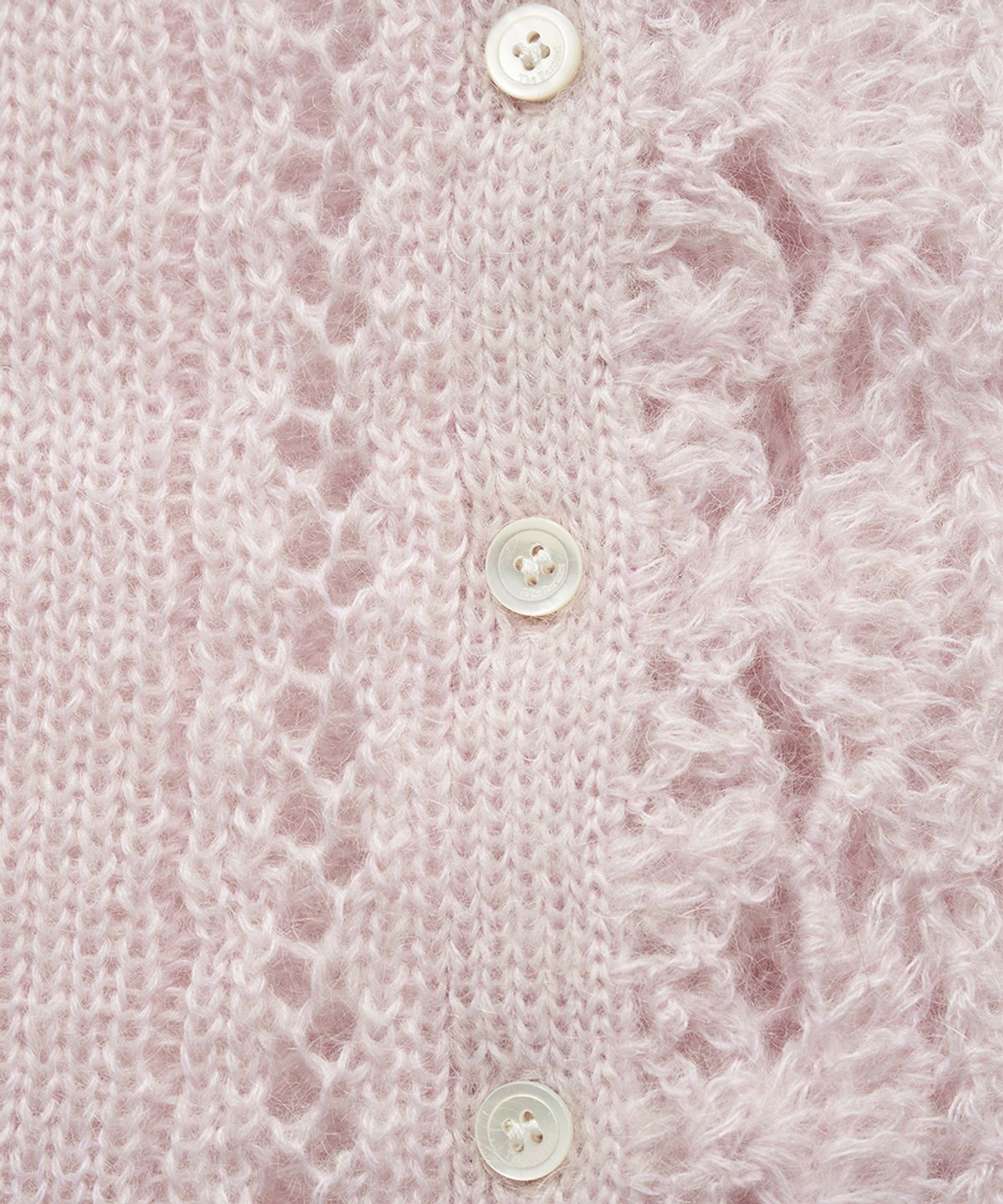 더바넷(THEBARNNET) Hale Frill Mohair Half Cardigan_Lavender