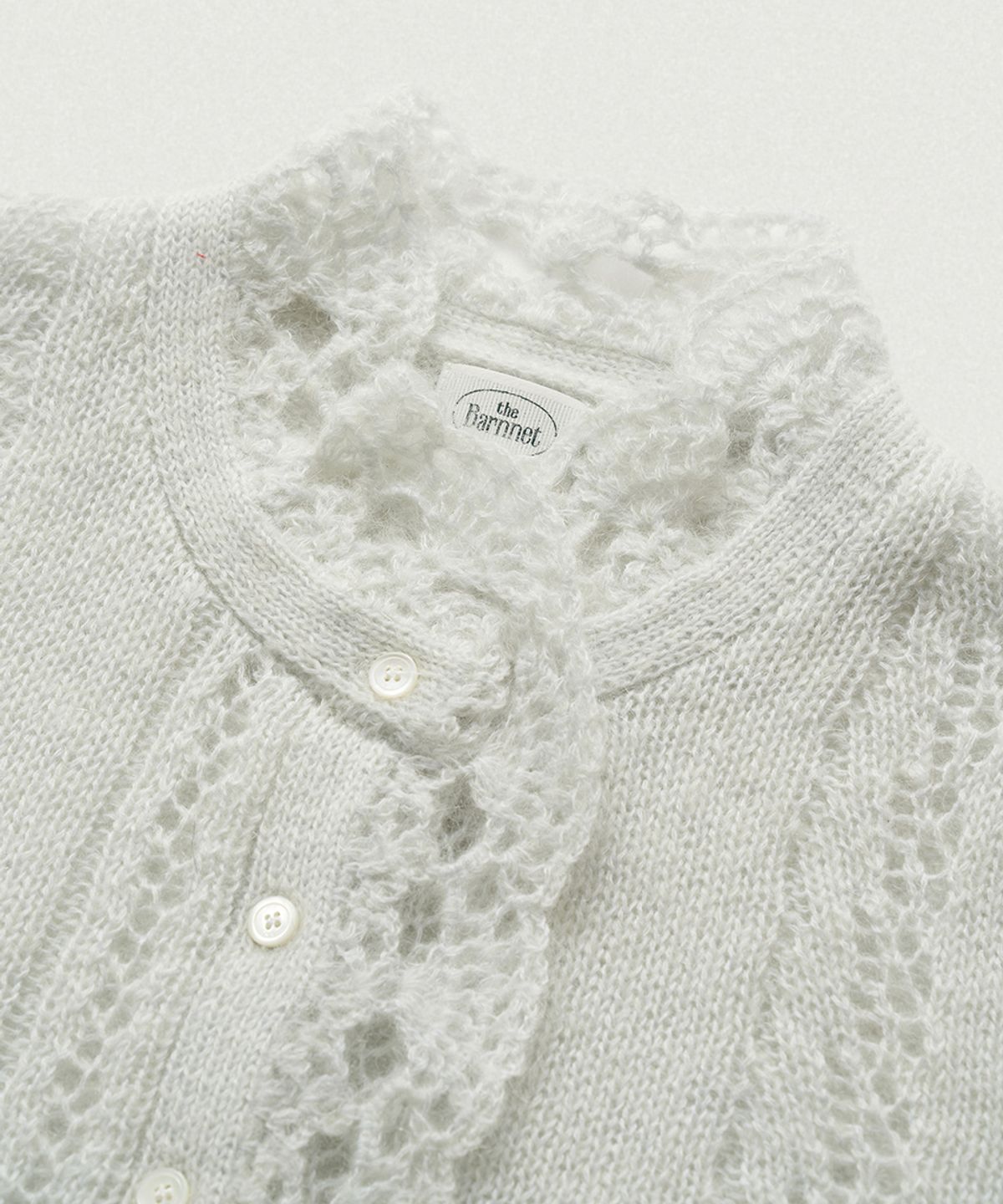 더바넷(THEBARNNET) Hale Frill Mohair Half Cardigan_Light Blue