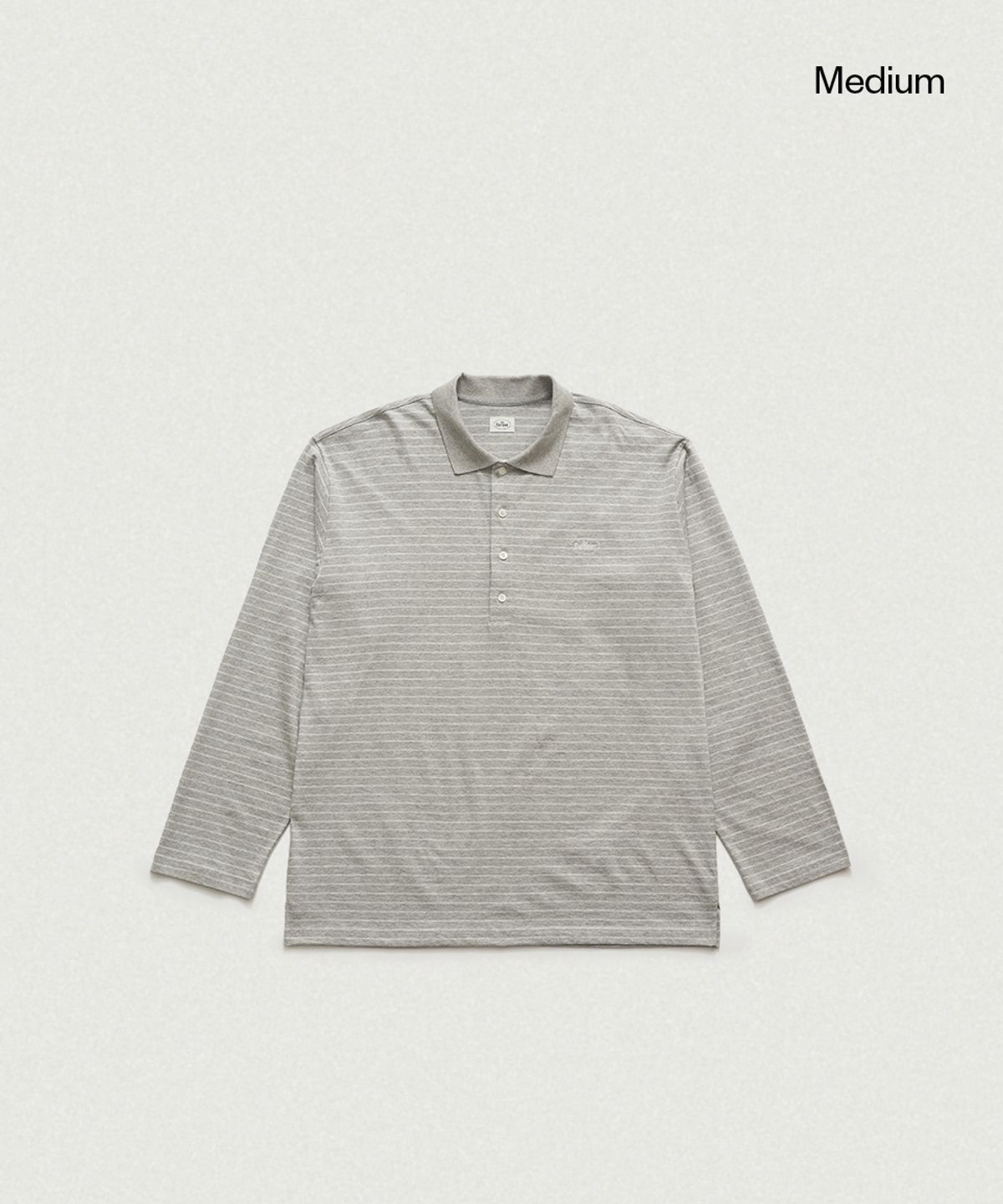 더바넷(THEBARNNET) Delphine Stripe Pique Shirt_Grey