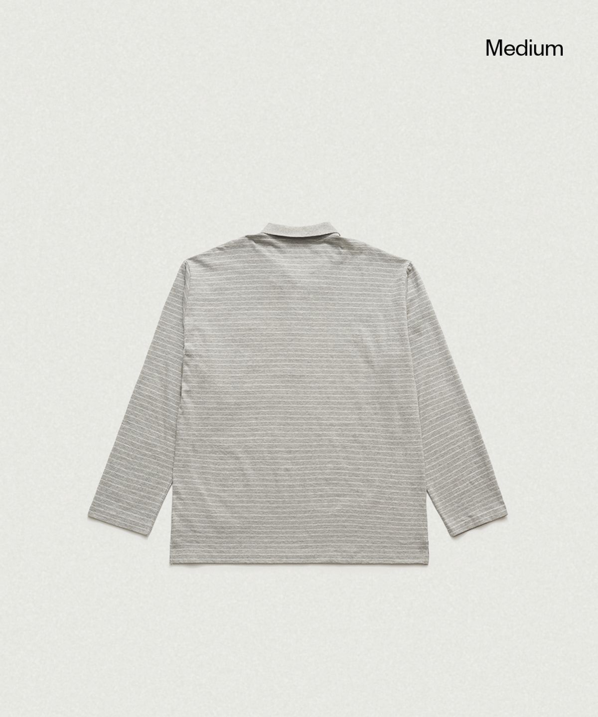 더바넷(THEBARNNET) Delphine Stripe Pique Shirt_Grey