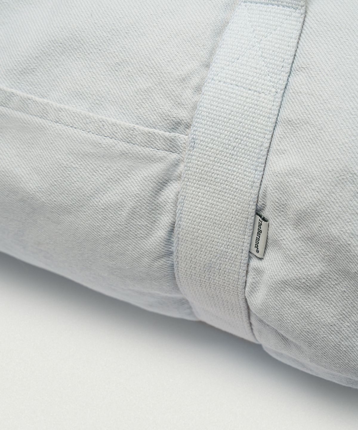더바넷(THEBARNNET) Pale Logo Duffle Bag Large_Light Blue