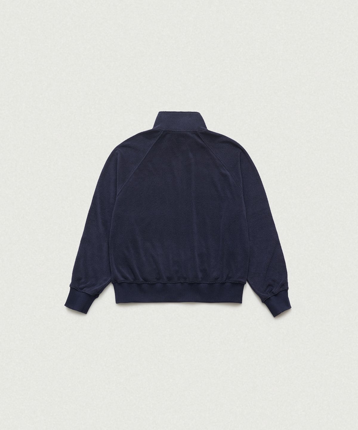더바넷(THEBARNNET) Terry Logo Half-Zip Pullover_Navy