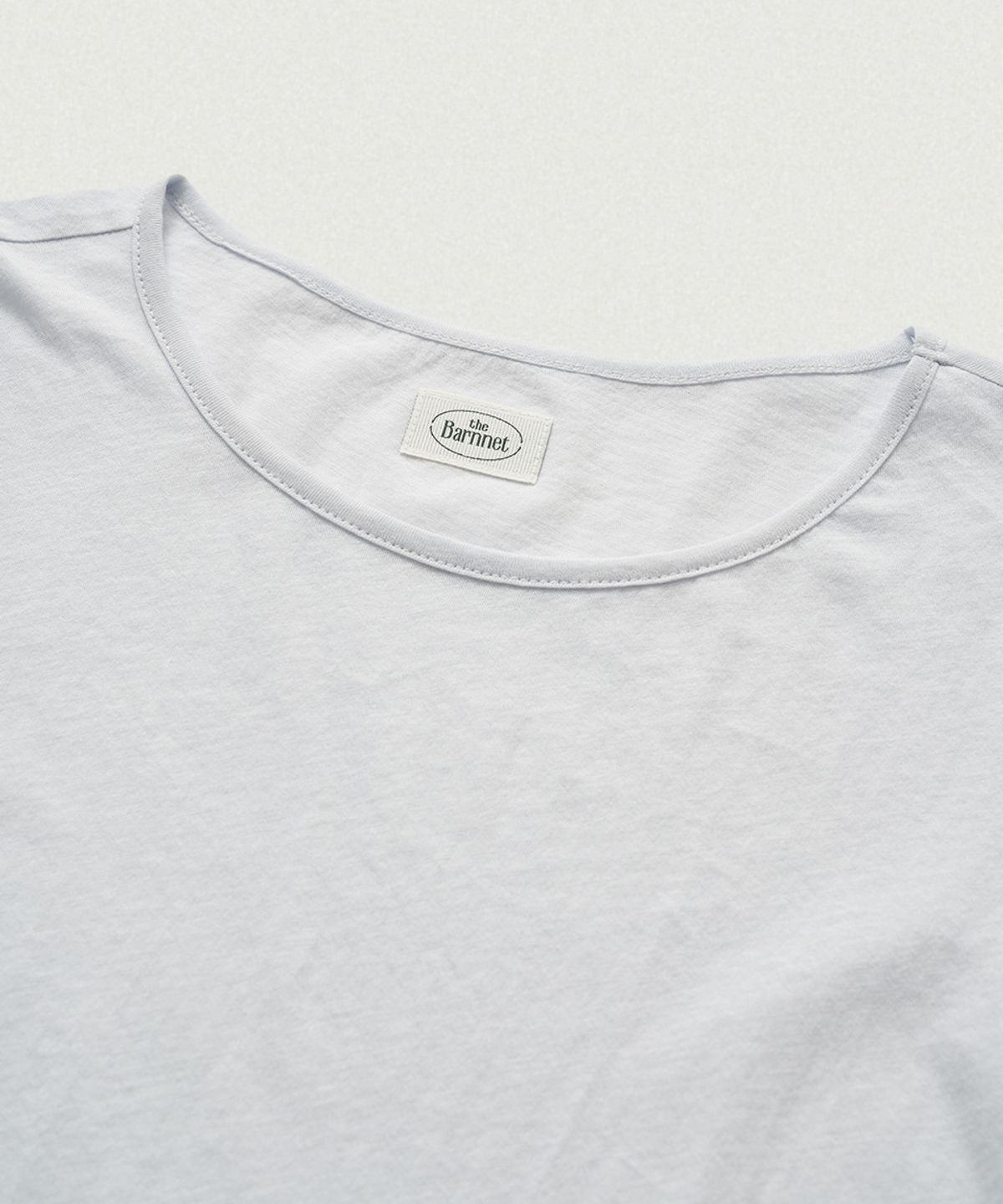 더바넷(THEBARNNET) Averin Ribbon Layer T-Shirt_Light Blue