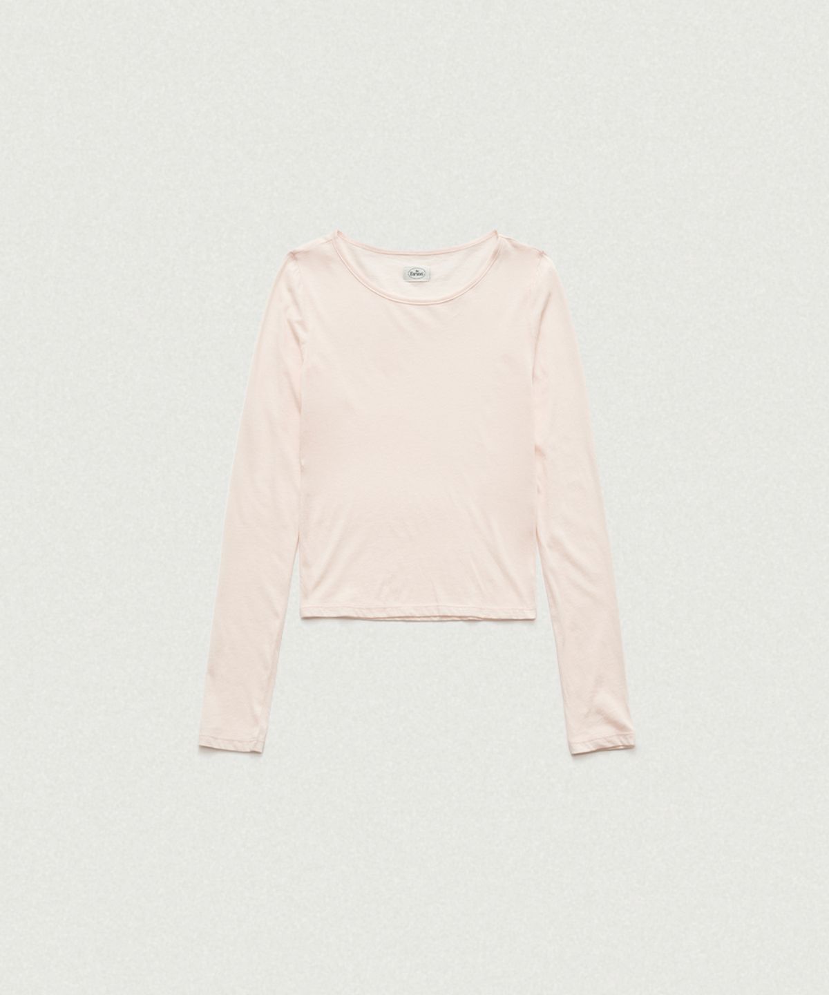 더바넷(THEBARNNET) Averin Ribbon Layer T-Shirt_Light Pink