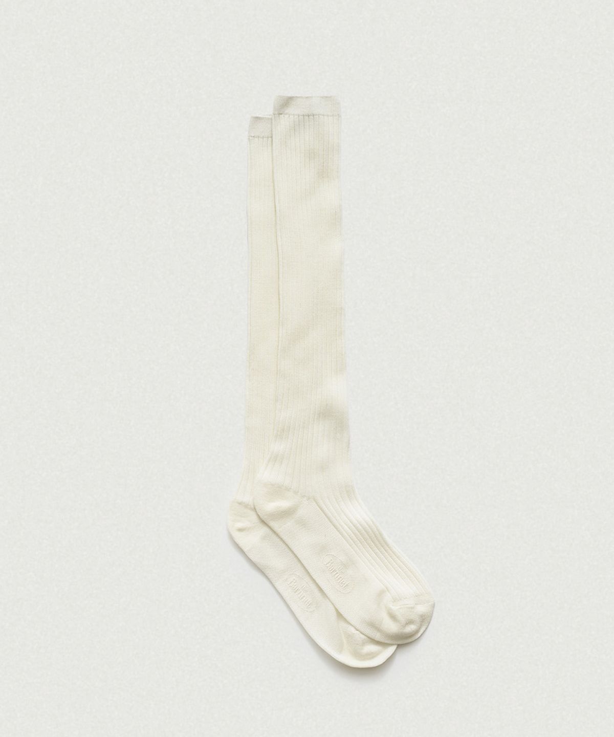 더바넷(THEBARNNET) Ribbed Knee-High Knit Socks_3Color
