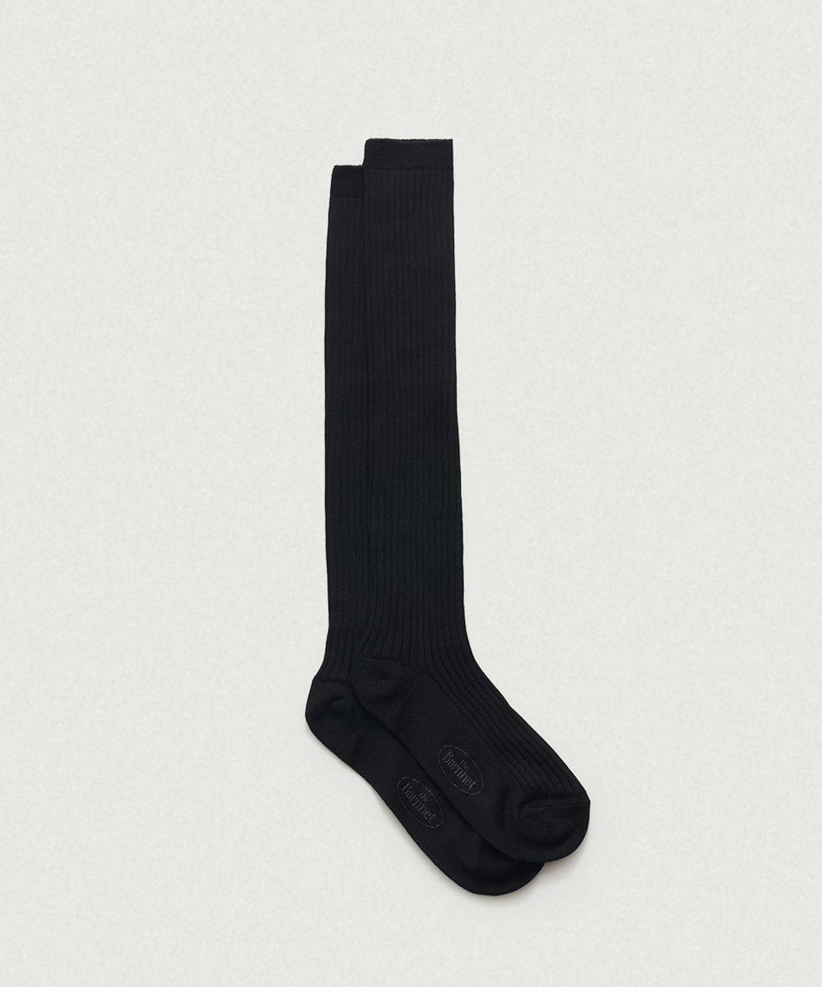 더바넷(THEBARNNET) Ribbed Knee-High Knit Socks_3Color