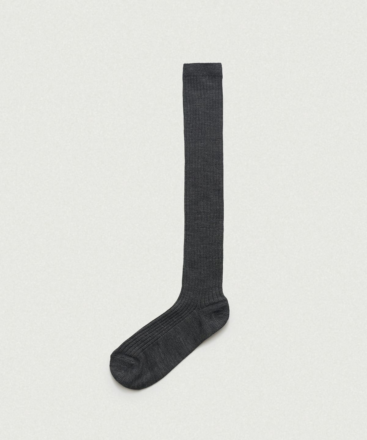 더바넷(THEBARNNET) Ribbed Knee-High Knit Socks_3Color