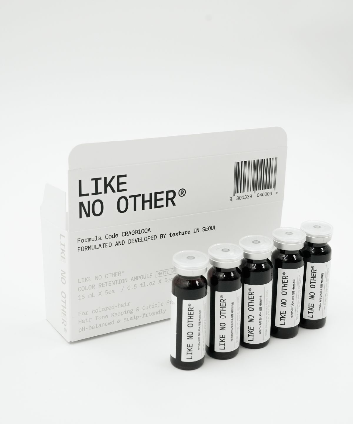라이크노아더(LIKENOOTHER) [염색 모발용] 염색 컬러 지속 앰플 (15ml 5개입)