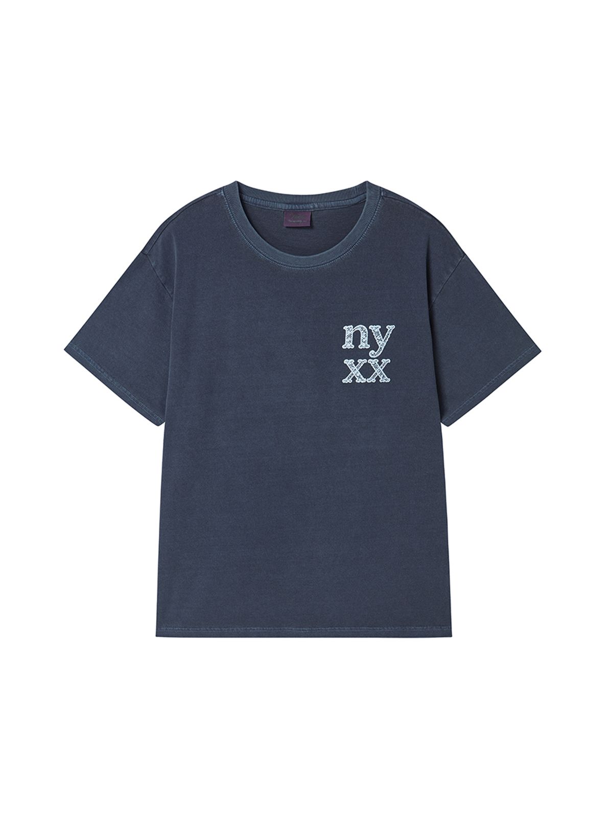 엔와이엑스엑스(NYXX) LACE LOGO TEE NAVY