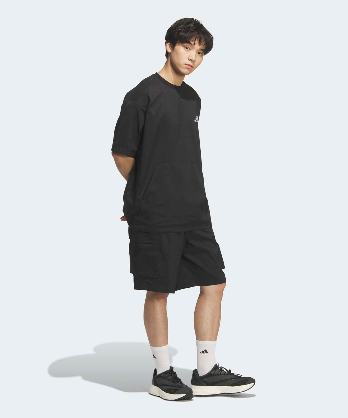 아디다스(ADIDAS) 시티 테크 카고 숏 팬츠 - 블랙 / KS1191