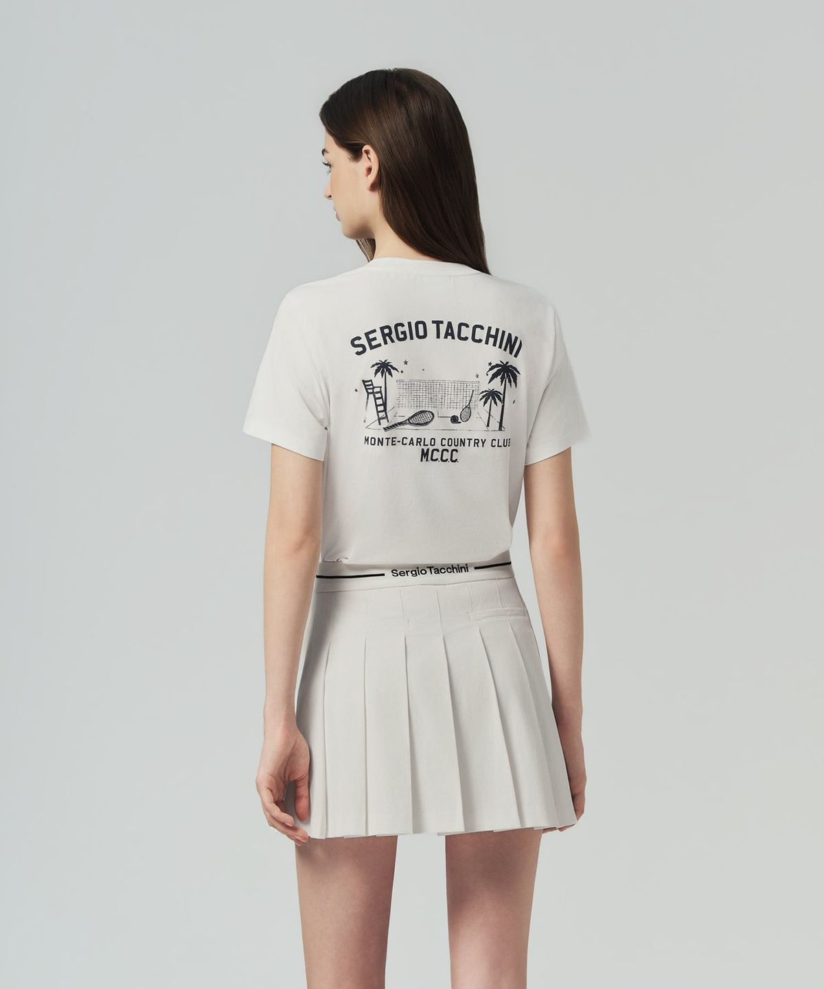 세르지오 타키니(SERGIO TACCHINI) U MCCC 에디션 그래픽 티셔츠 (White)