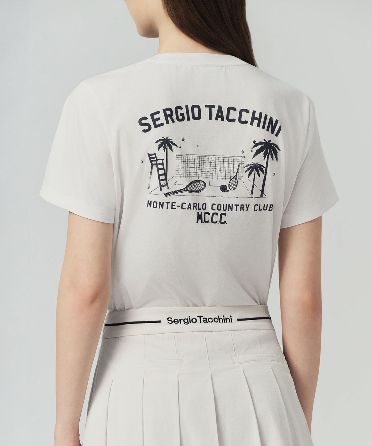 세르지오 타키니(SERGIO TACCHINI) U MCCC 에디션 그래픽 티셔츠 (White)