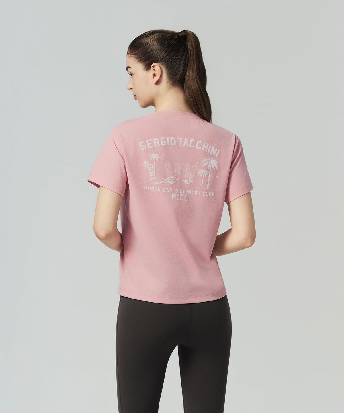세르지오 타키니(SERGIO TACCHINI) U MCCC 에디션 그래픽 티셔츠 (Pink)