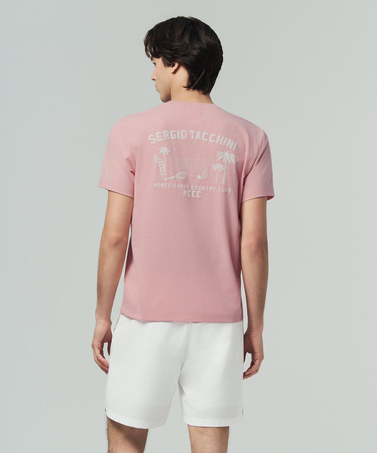 세르지오 타키니(SERGIO TACCHINI) U MCCC 에디션 그래픽 티셔츠 (Pink)