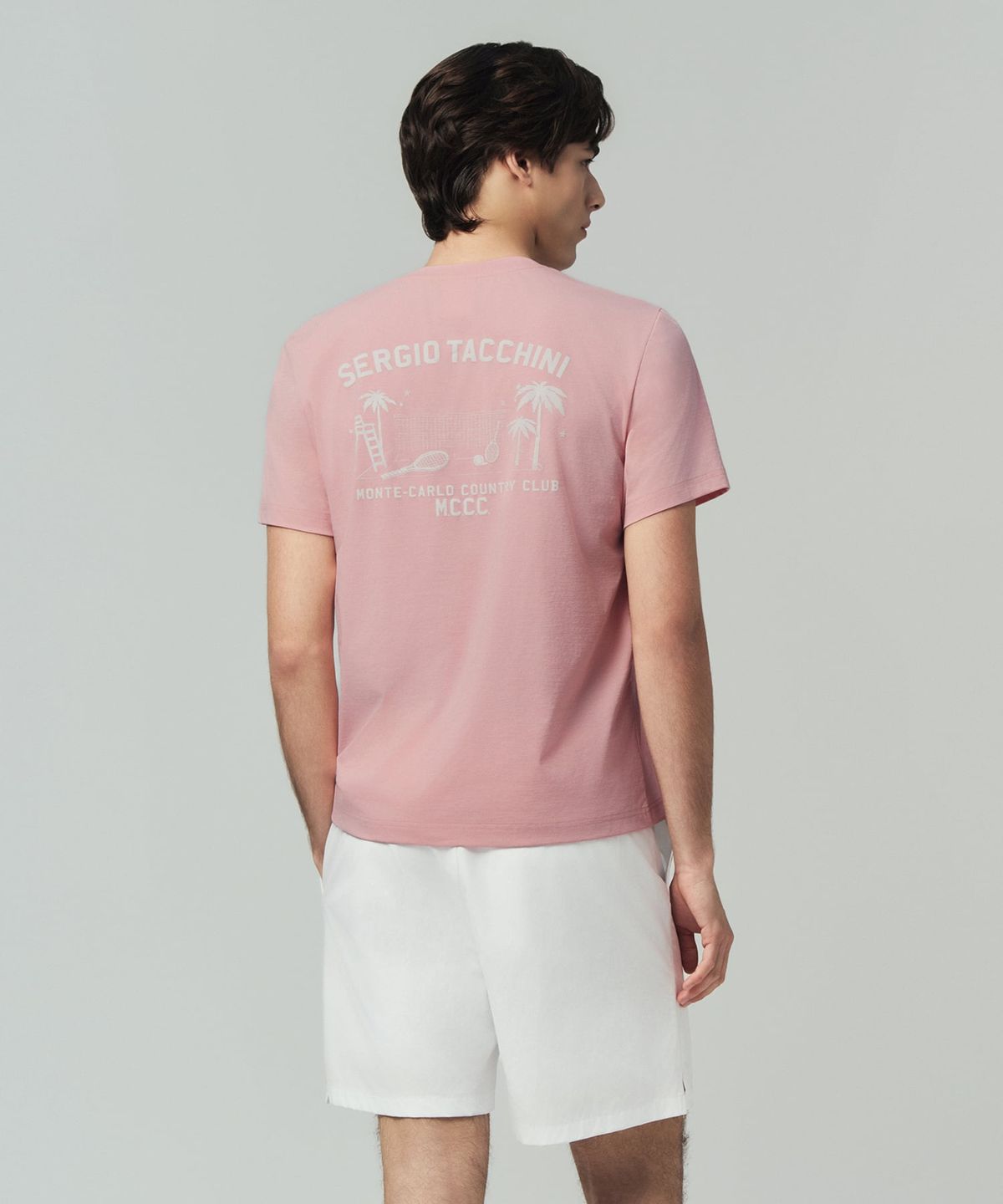 세르지오 타키니(SERGIO TACCHINI) U MCCC 에디션 그래픽 티셔츠 (Pink)