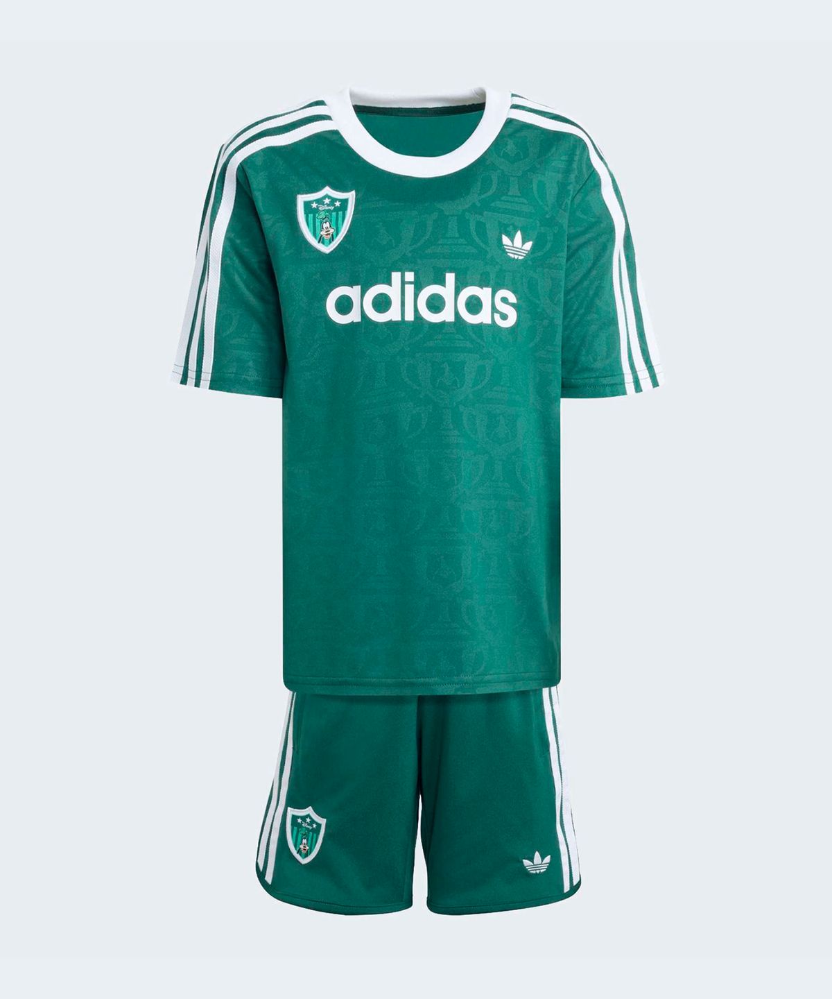 아디다스 키즈(ADIDAS KIDS) 아디다스 X 디즈니 쇼츠 저지 세트 키즈 - 그린 / KC8432