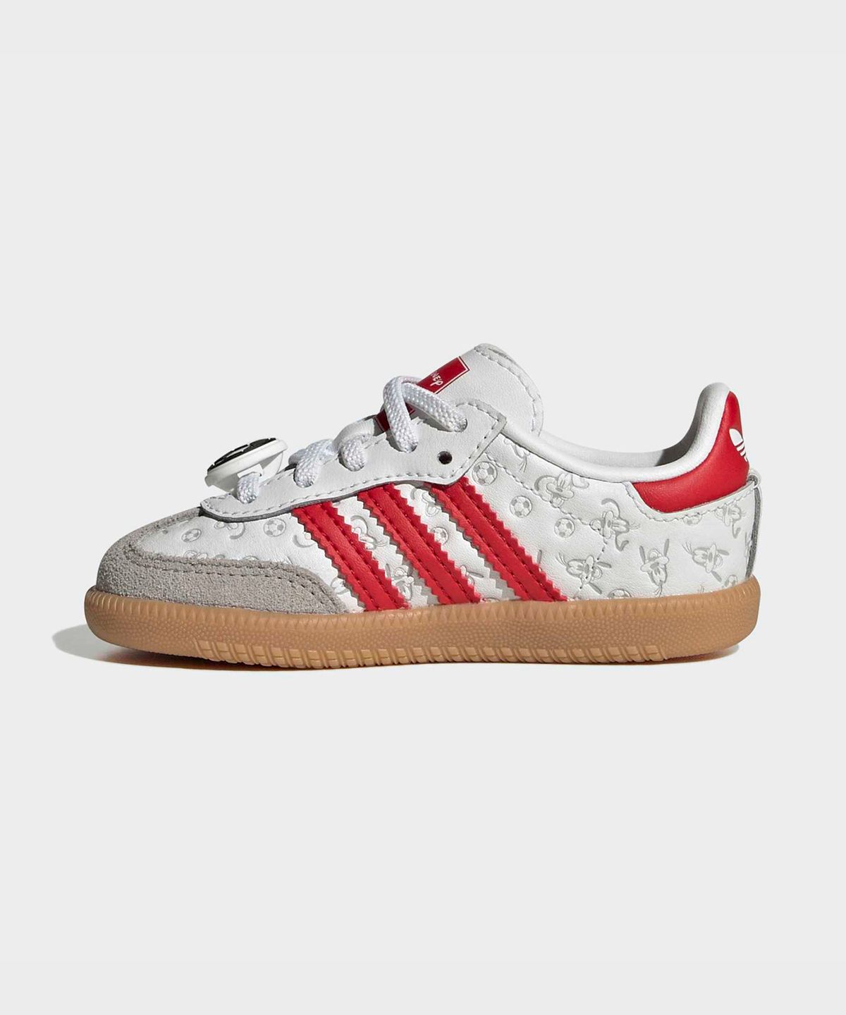 아디다스 키즈(ADIDAS KIDS) 아디다스 X 디즈니 삼바 OG 컴포트 클로저 엘라스틱 레이스 인펀트 - 화이트 / IH1754