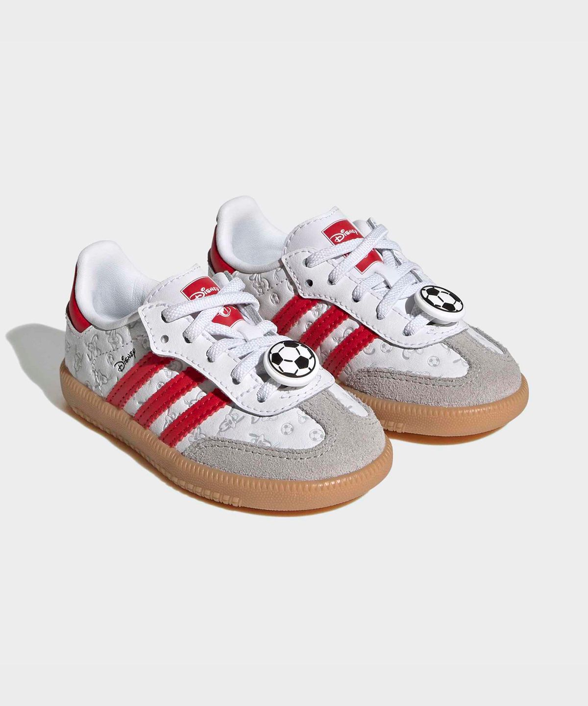 아디다스 키즈(ADIDAS KIDS) 아디다스 X 디즈니 삼바 OG 컴포트 클로저 엘라스틱 레이스 인펀트 - 화이트 / IH1754