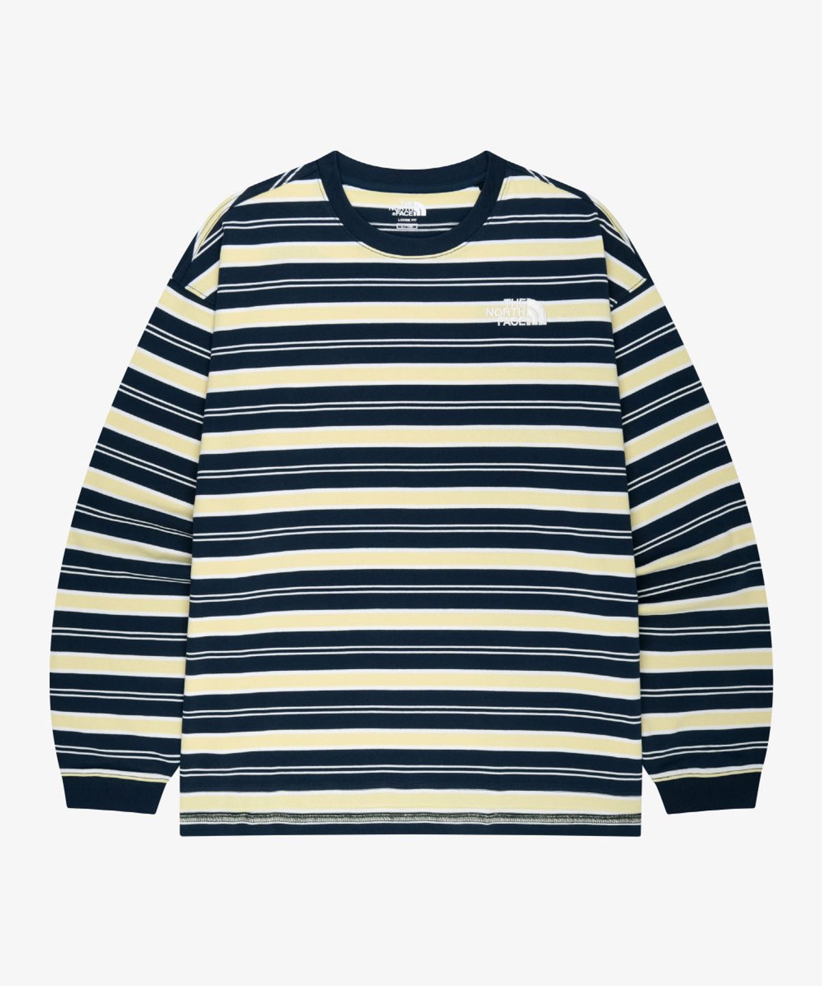 노스페이스(THE NORTH FACE) NT7TS03J 화이트라벨 봉봉 긴팔 티 NAVY