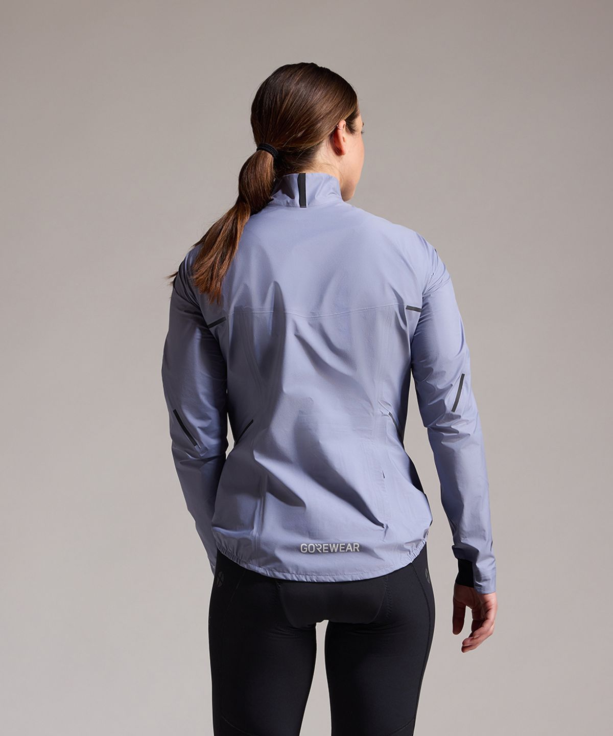 고어웨어(GOREWEAR) Gore-TEX 고어텍스 스핀쉬프트 자켓 우먼 - 아머씨스트 그레이 (여성용) 사이클링 레인 재킷
