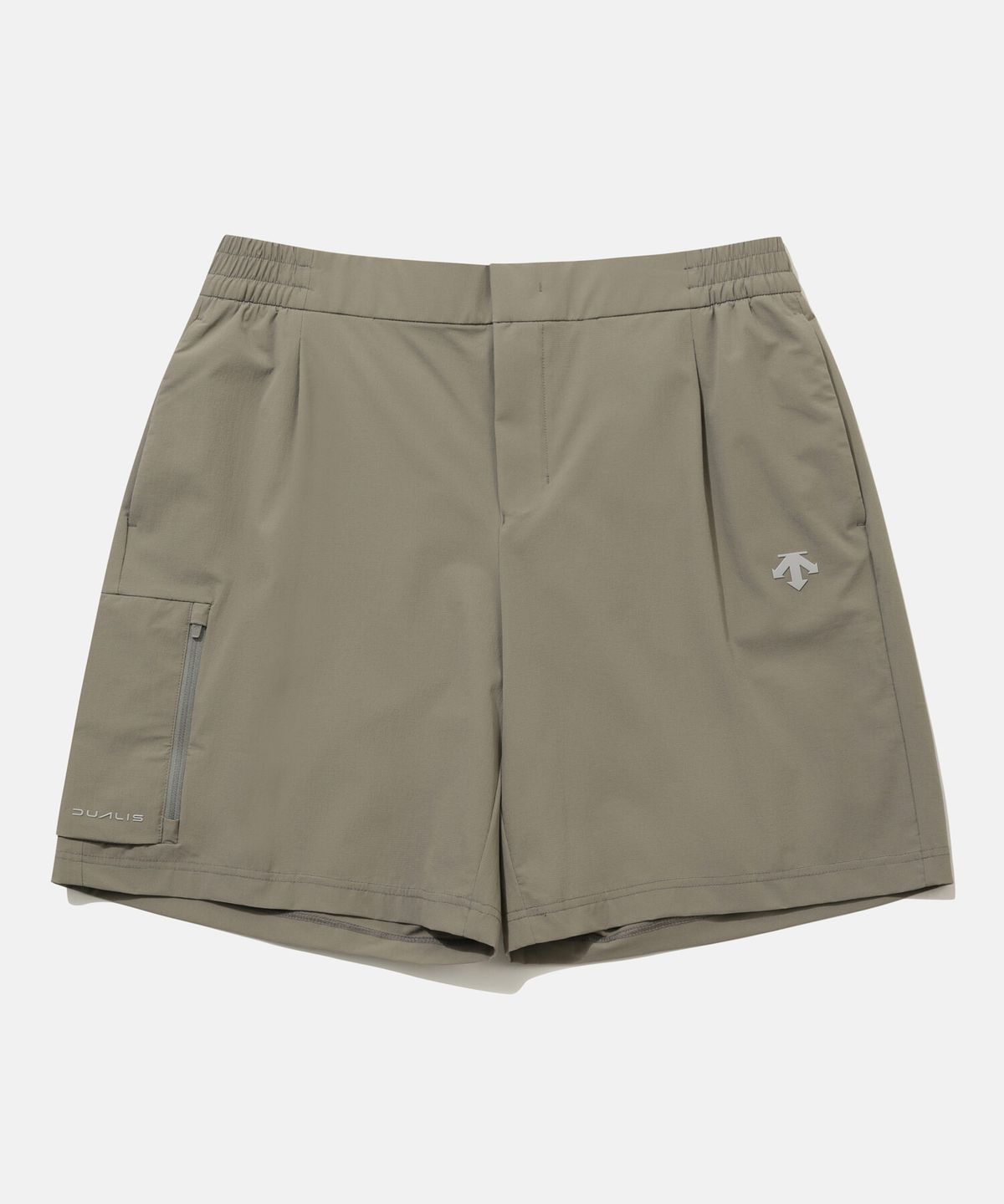 데상트(DESCENTE) 듀얼리스 에어 스트레치 우븐 쇼츠 카키 SR221DHP41