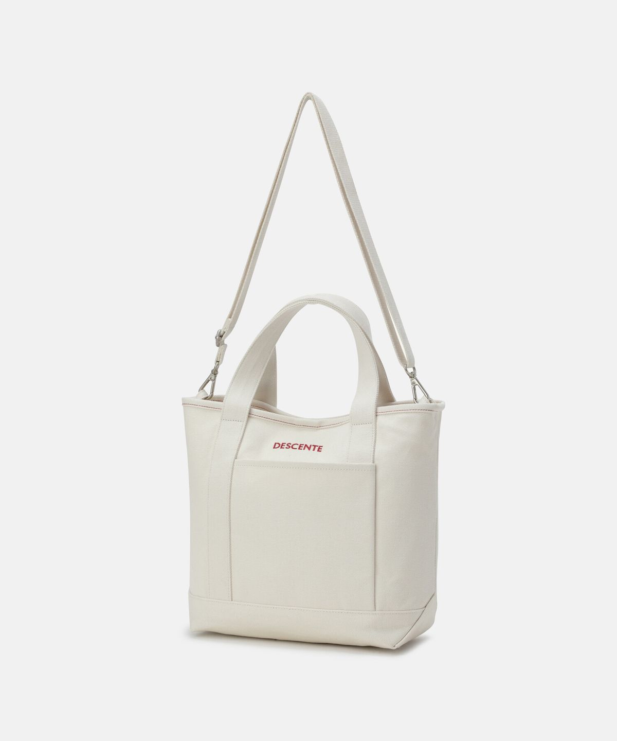 데상트(DESCENTE) 미디움 캔버스 토트백 아이보리 SR223UBG40