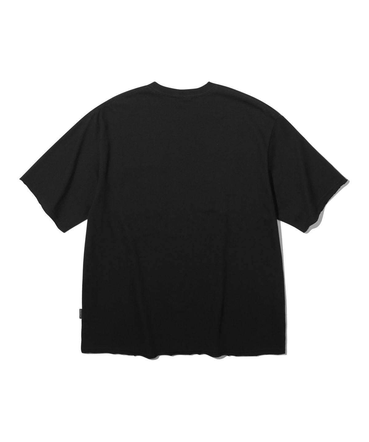 어반스터프(URBANSTOFF) 컷 오프 크롭 박스 티 (블랙)