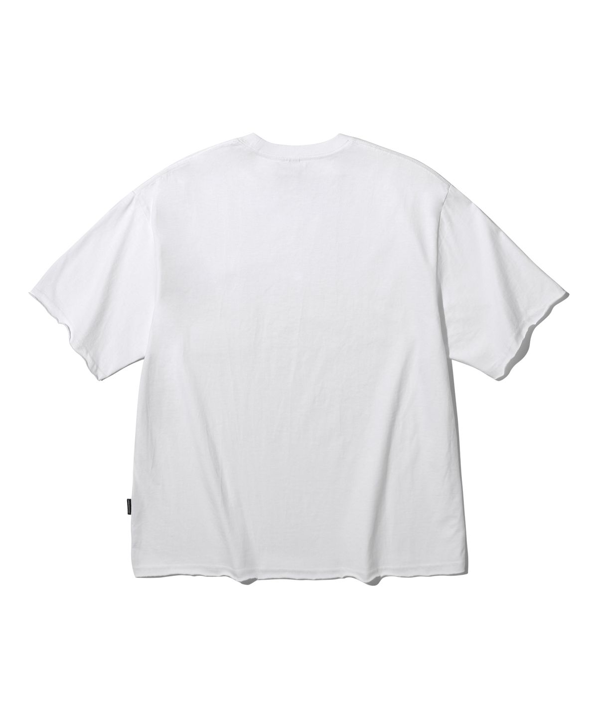 어반스터프(URBANSTOFF) 컷 오프 크롭 박스 티 (화이트)