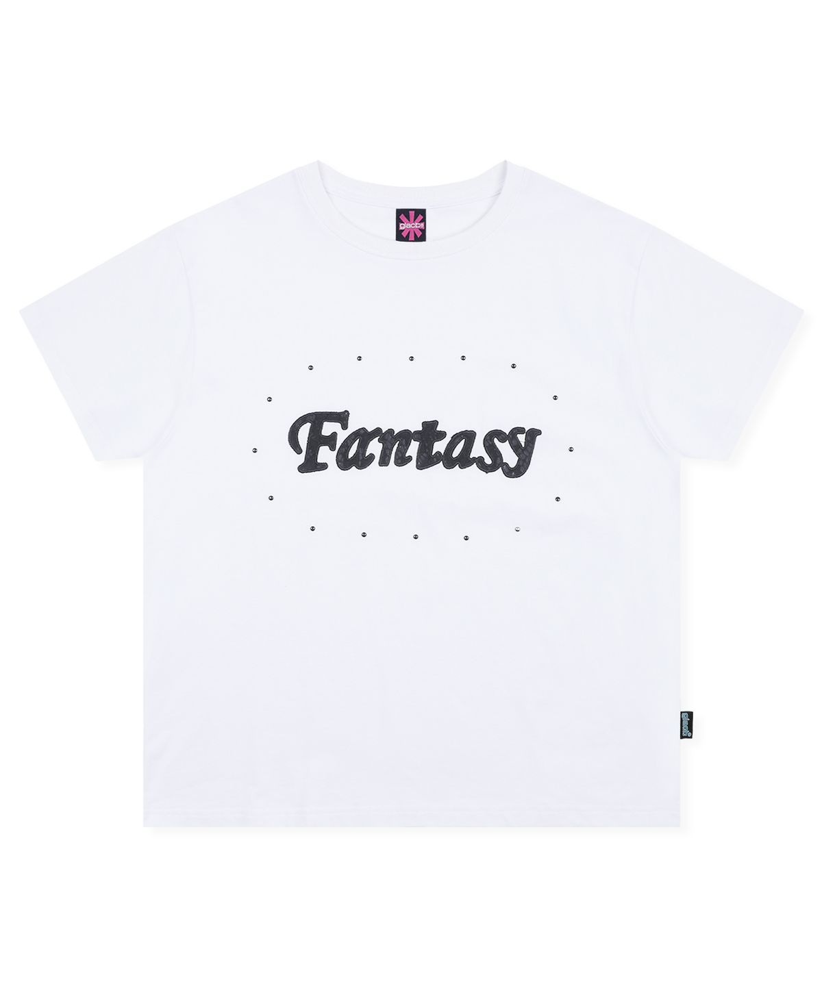 글랙(GLACK) GZT005 판타지 스터드 티셔츠 (WHITE)