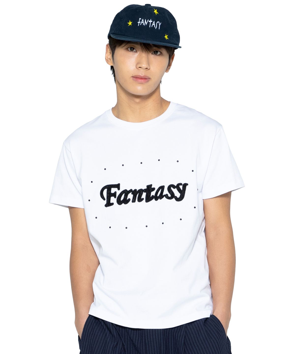 글랙(GLACK) GZT005 판타지 스터드 티셔츠 (WHITE)