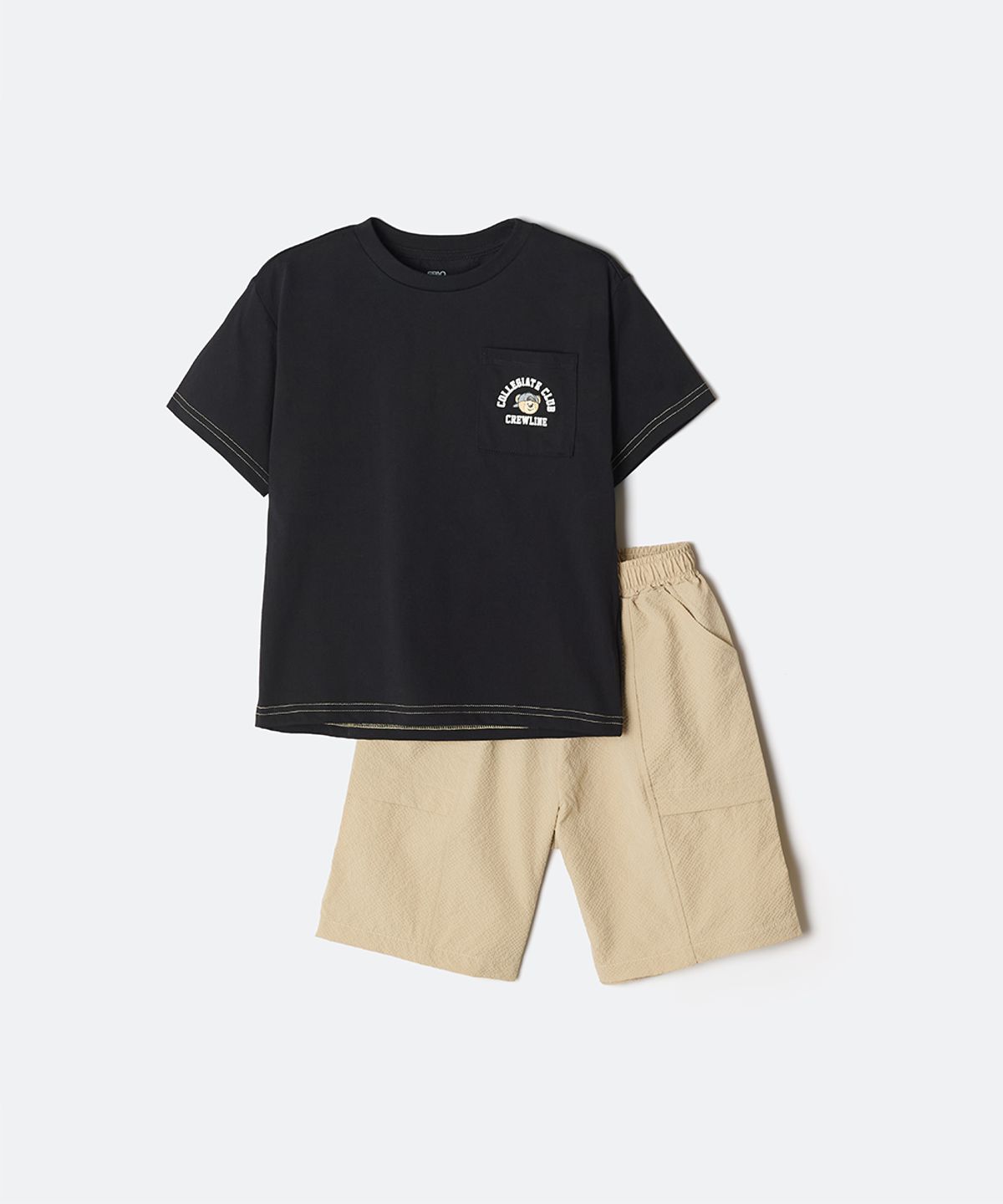 스파오 키즈(SPAO KIDS) [키즈][COOL] 러닝 베어 상하세트_SPSMG37KU1