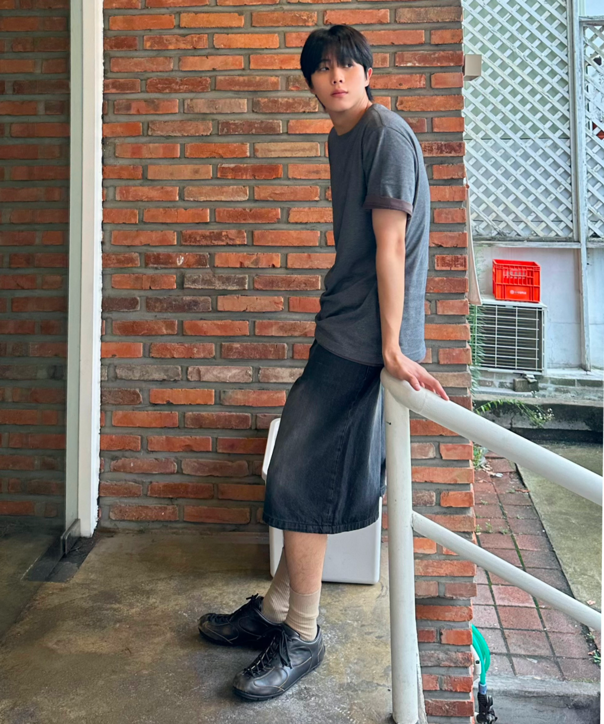 스파오(SPAO) 데님 버뮤다 쇼츠_SPTNG37C01