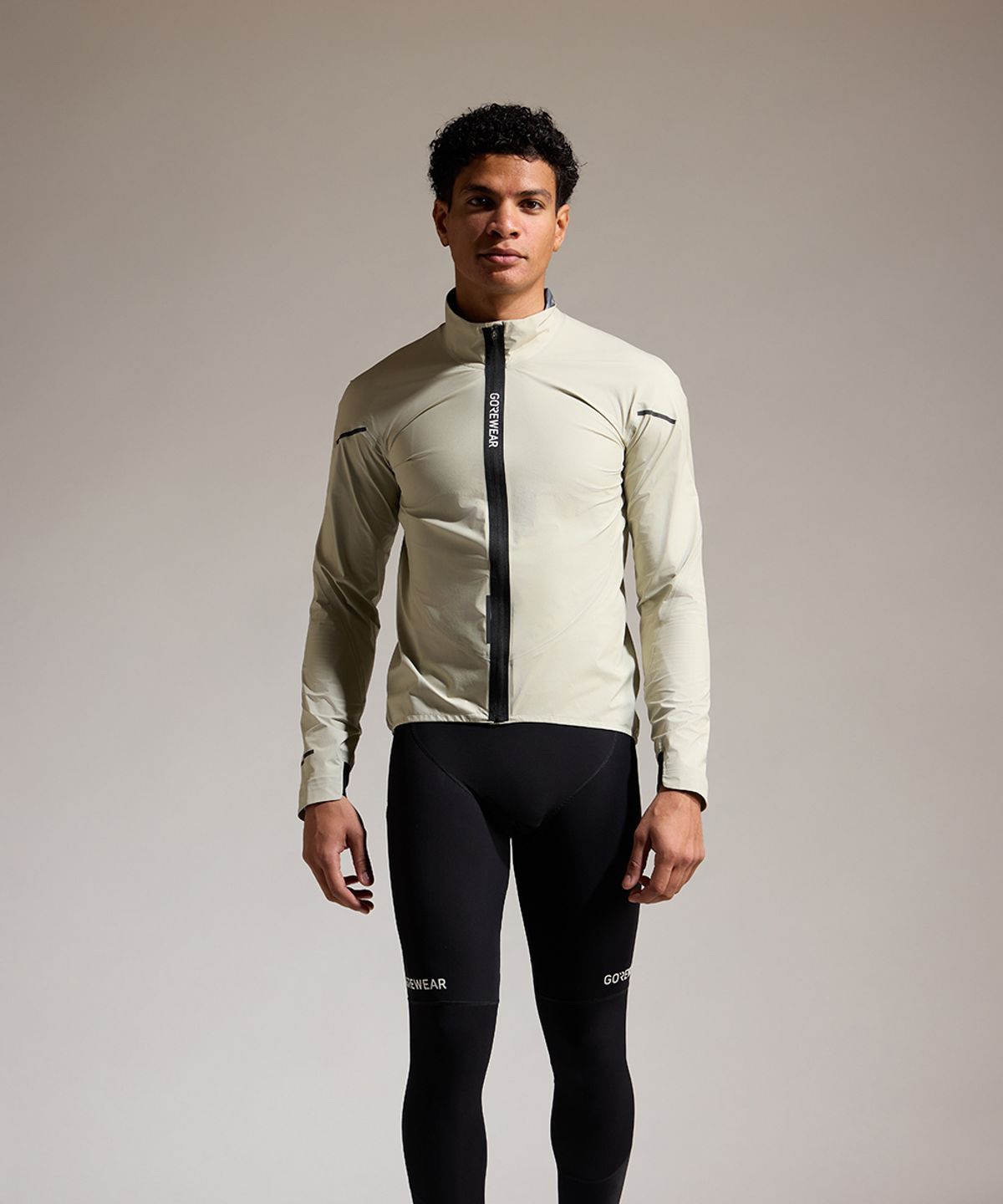 고어웨어(GOREWEAR) Gore-TEX 고어텍스 스핀쉬프트 자켓 - 테크 베이지 (남성용) 사이클링 레인 재킷