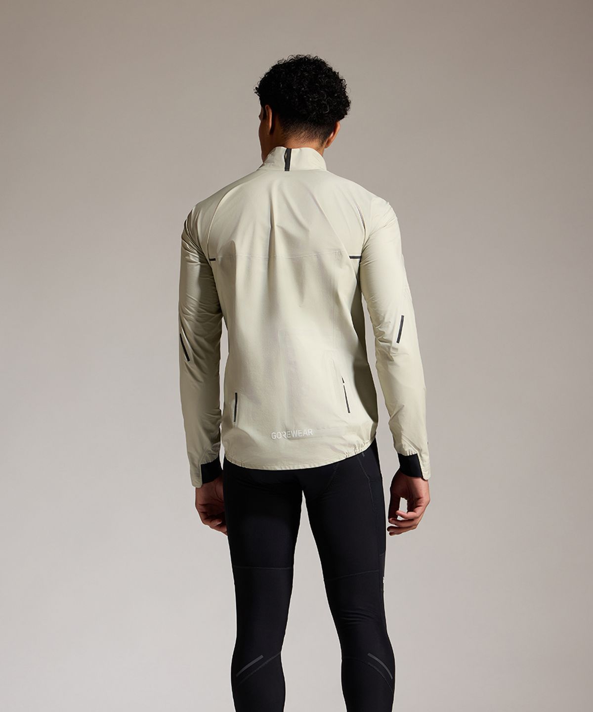 고어웨어(GOREWEAR) Gore-TEX 고어텍스 스핀쉬프트 자켓 - 테크 베이지 (남성용) 사이클링 레인 재킷