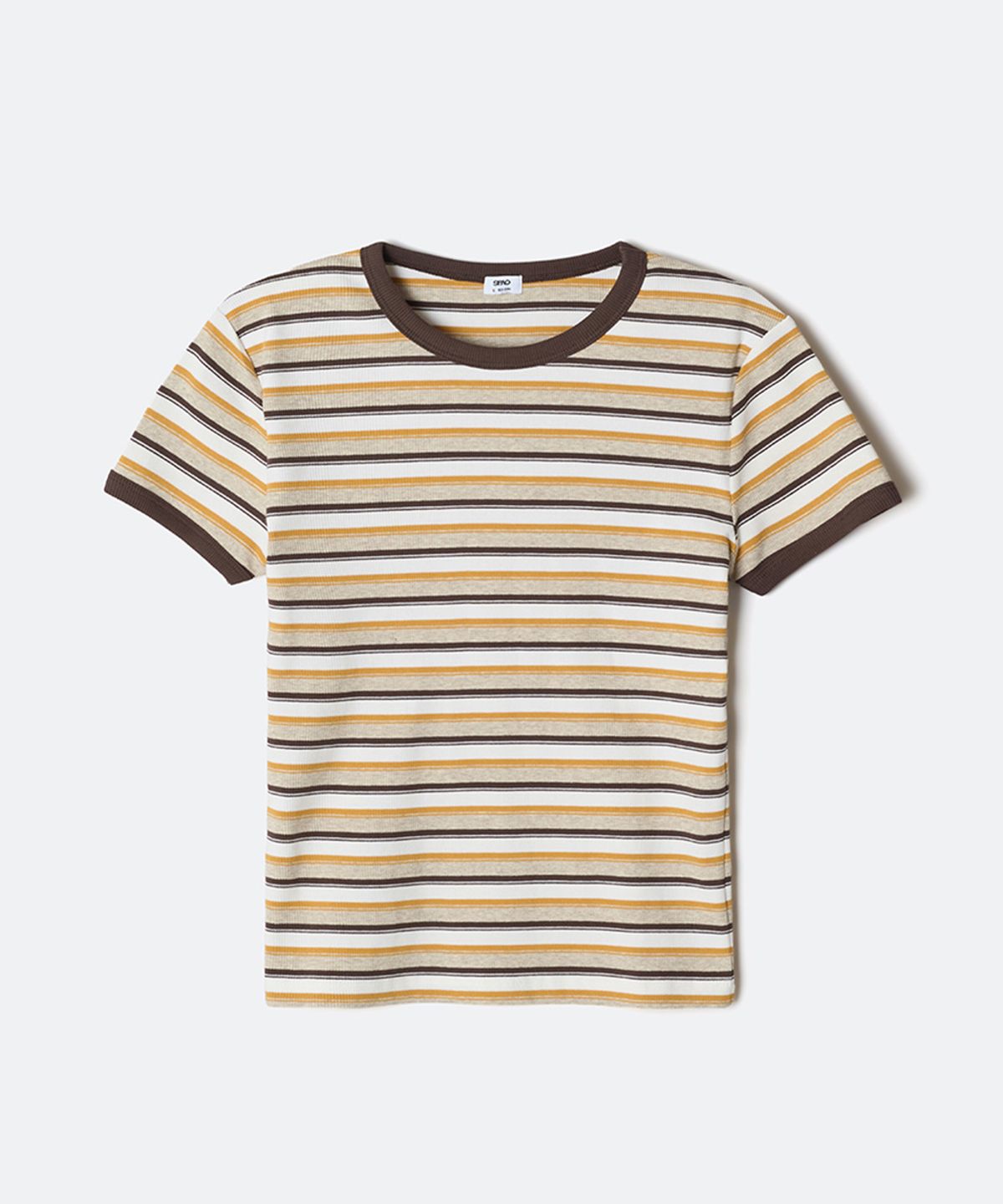 스파오(SPAO) 멀티 스트라이프 반팔티_SPRSG24G01
