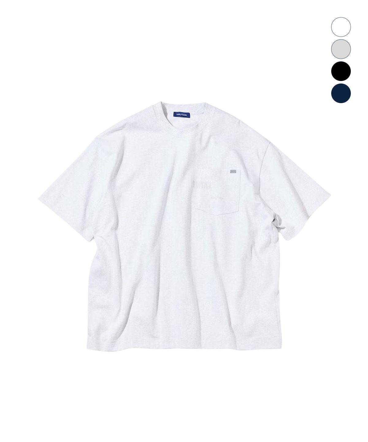노티카(NAUTICA) 히든 로고 포켓 티셔츠(4colors) JTS5916