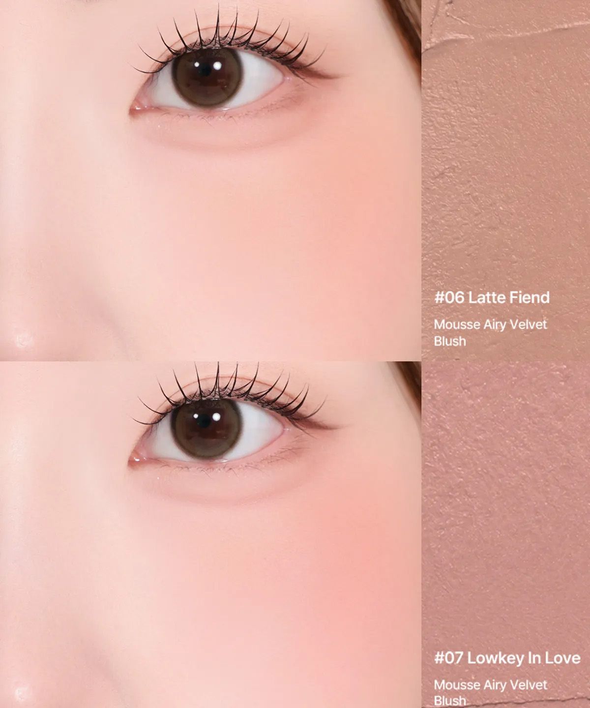 오헤이오(OHAYOH) 무스 에어리 벨벳 블러쉬 - 8 colors