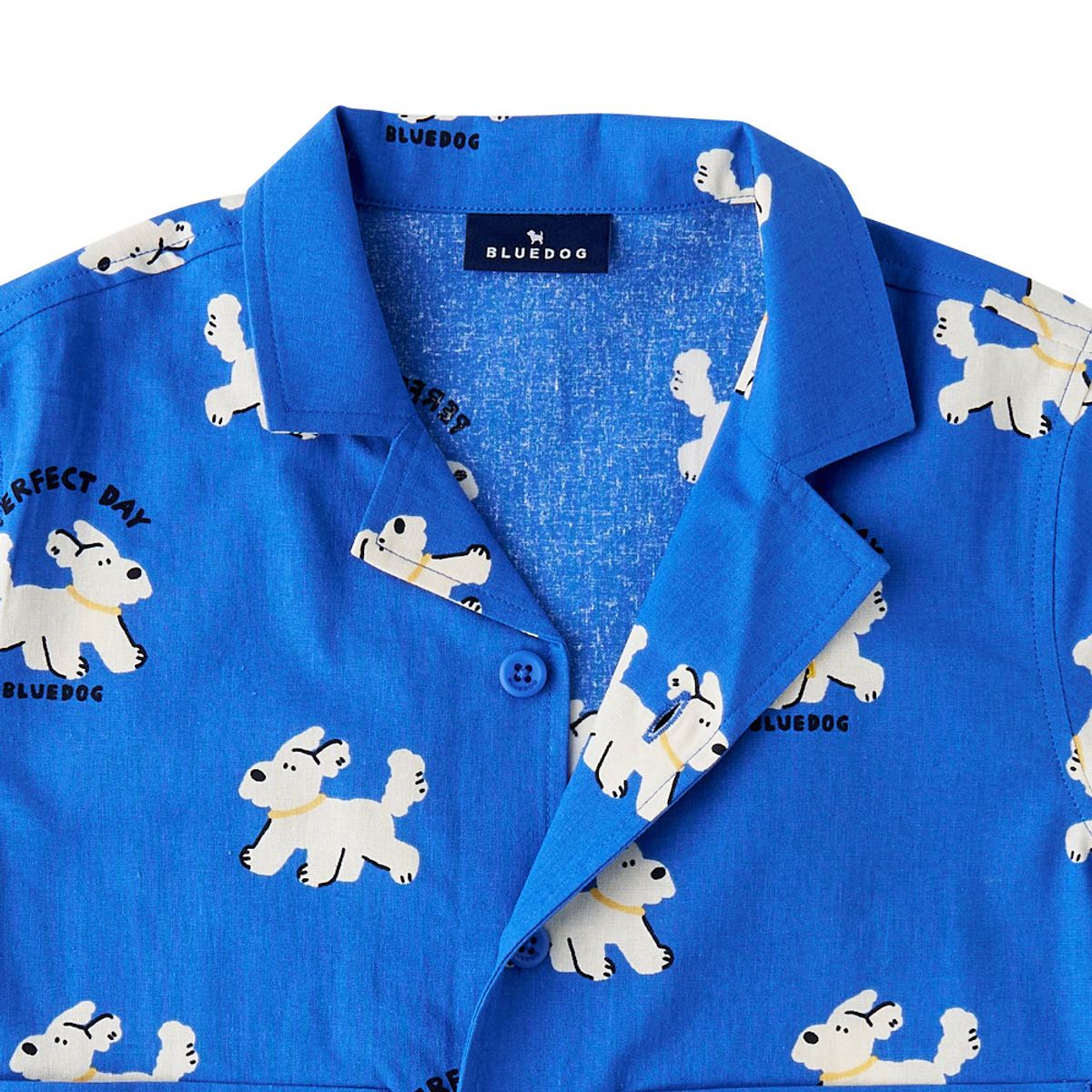 블루독(BLUEDOG) 도기패턴오픈카라셔츠 (26315-322-01)