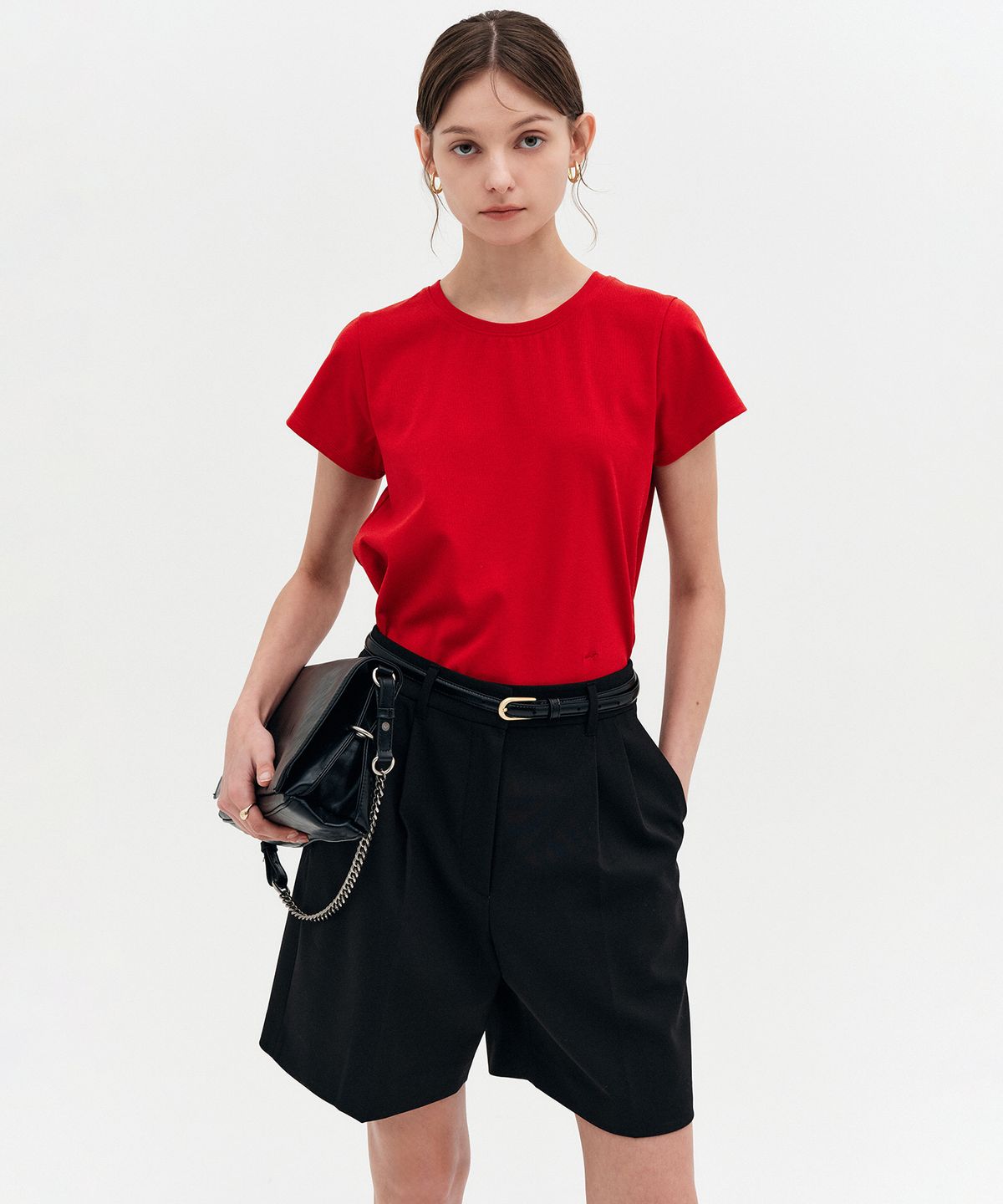 룩캐스트(LOOKAST) 폴렛 베이직 티셔츠 / PAULETTE BASIC T-SHIRT_6colors